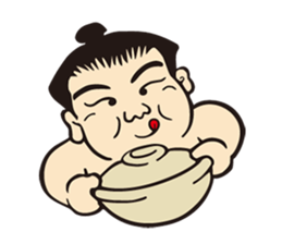 Japanese somo wrestler's sticer sticker #12942988