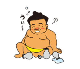 Japanese somo wrestler's sticer sticker #12942989