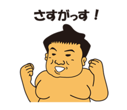 Japanese somo wrestler's sticer sticker #12943004
