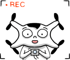 A white and control sticker #12943019