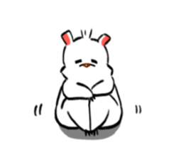 Gentle eyes of the polar bear sticker #12943133