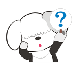 JULIE the old sheepdog sticker #12943178