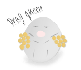 Fresh flea sticker #12943219