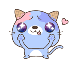 Ice cream Cat & Sea lion sticker #12943407