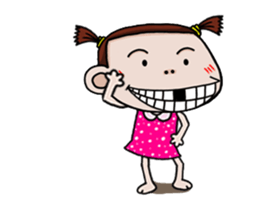 Champoo dancing gril sticker #12943459