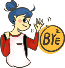 Birdy Day2 - girl&boy sticker #12943703