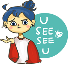 Birdy Day2 - girl&boy sticker #12943721