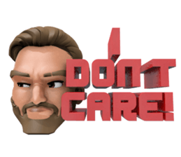 HIPSTER MAN Head2 sticker #12943738