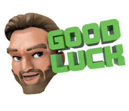 HIPSTER MAN Head2 sticker #12943747