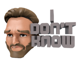 HIPSTER MAN Head2 sticker #12943752