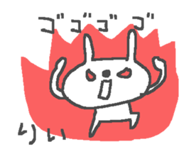 Li cute rabbit stickers! sticker #12943878