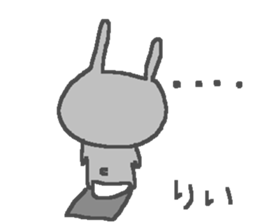 Li cute rabbit stickers! sticker #12943883