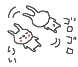 Li cute rabbit stickers! sticker #12943888