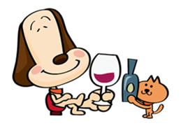 Faithful dog cookies 2 sticker #12944006