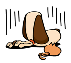 Faithful dog cookies 2 sticker #12944020