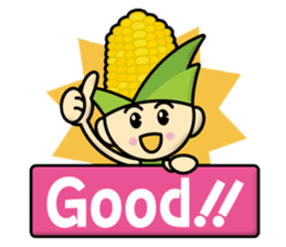 Young Corn sticker #12944143