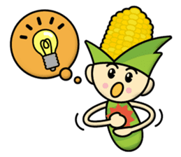 Young Corn sticker #12944145