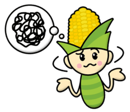Young Corn sticker #12944146
