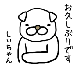 Shiichan dog sticker #12944261