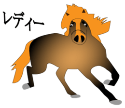 a Horse sticker #12944964