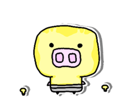 Maybe oink-MOVE vre.- sticker #12945353