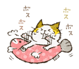 Cute cat 'Cyanpachi'. no.5 sticker #12945686