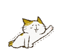 Cute cat 'Cyanpachi'. no.5 sticker #12945702