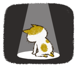 Cute cat 'Cyanpachi'. no.5 sticker #12945705