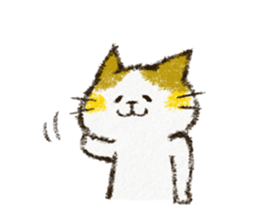Cute cat 'Cyanpachi'. no.5 sticker #12945711