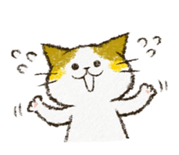 Cute cat 'Cyanpachi'. no.5 sticker #12945713