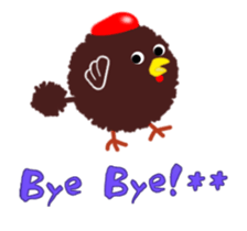 Murmur of Tawasi bird sticker #12945720