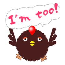 Murmur of Tawasi bird sticker #12945738