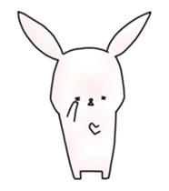 Feeble rabbit to move sticker #12945784