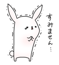 Feeble rabbit to move sticker #12945792