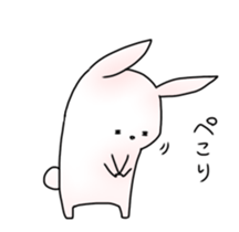 Feeble rabbit to move sticker #12945795