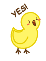 Chuppyo the Yellow Bird Animated sticker #12946179