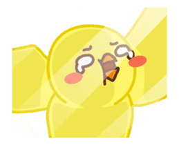 Chuppyo the Yellow Bird Animated sticker #12946186