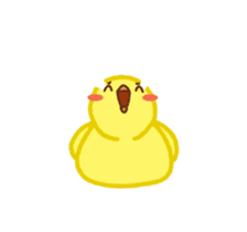 Chuppyo the Yellow Bird Animated sticker #12946193