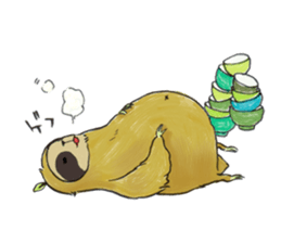 NAMAKEMONO a sloth - ver.2- sticker #12946280