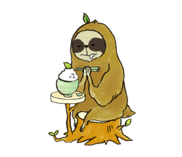 NAMAKEMONO a sloth - ver.2- sticker #12946284