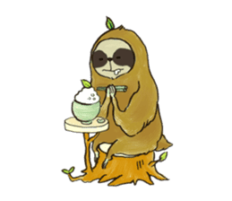 NAMAKEMONO a sloth - ver.2- sticker #12946284