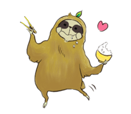NAMAKEMONO a sloth - ver.2- sticker #12946288