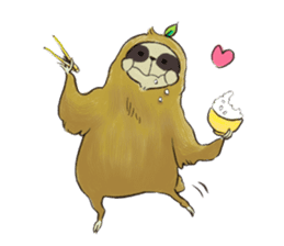 NAMAKEMONO a sloth - ver.2- sticker #12946288
