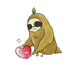 NAMAKEMONO a sloth - ver.2- sticker #12946306
