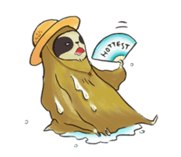 NAMAKEMONO a sloth - ver.2- sticker #12946310