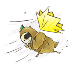 NAMAKEMONO a sloth - ver.2- sticker #12946314