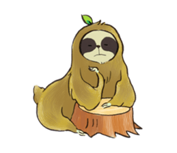 NAMAKEMONO a sloth - ver.2- sticker #12946316