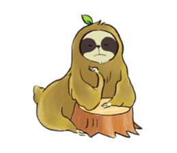 NAMAKEMONO a sloth - ver.2- sticker #12946316