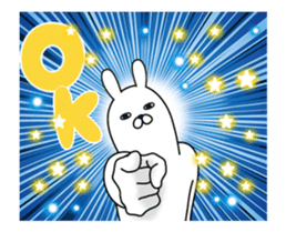 Trendy rabbit4 sticker #12946406