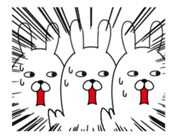 Trendy rabbit4 sticker #12946412